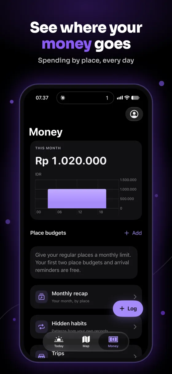 TRACE · App Store: store screenshot
